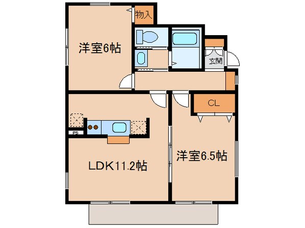 セルチェ間内の物件間取画像